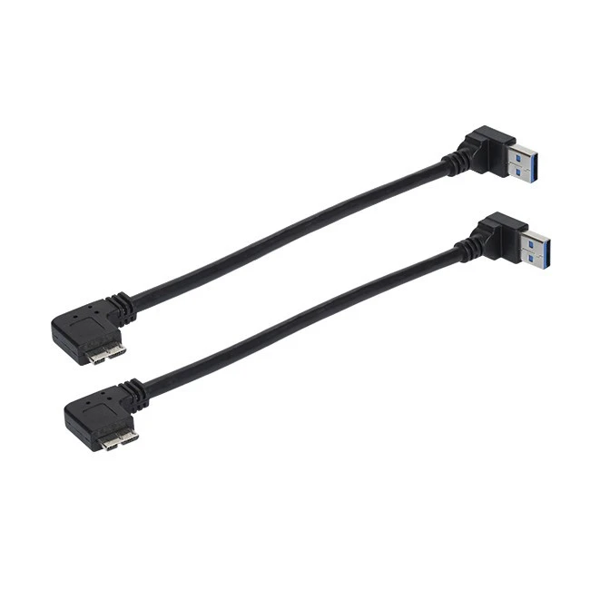 각진 USB 3.0 AM - Micro USB 3.0 BM 케이블