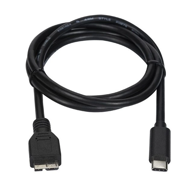 마이크로 USB 3.0 CM 케이블을 입력하는 BM