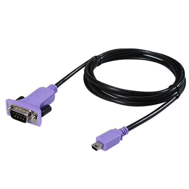 DB9 남성 케이블에 미니 USB 5핀 남성