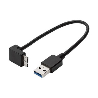 각진 USB 3.0 마이크로 B 케이블에 A 유형 수
