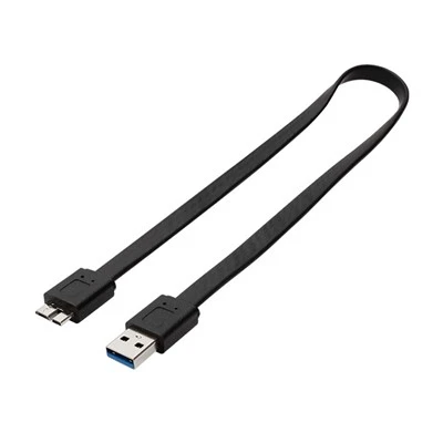 USB 3.0 A형 수 - 마이크로 B 수 플랫 케이블