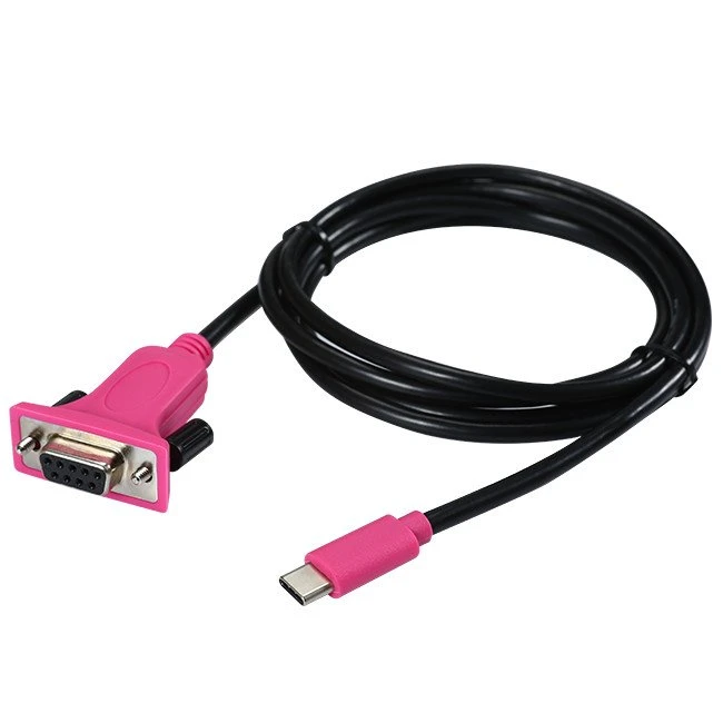 RS232 DB9 직렬 포트 케이블에 USB C