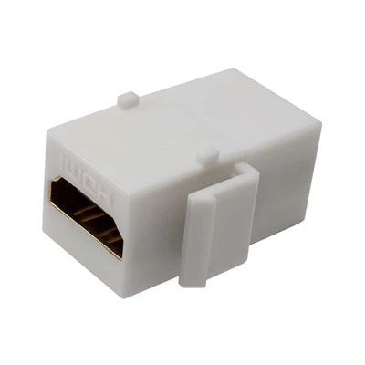 4K 60Hz 백색 HDMI Type-A 암 고속 키스톤 인서트 커플러