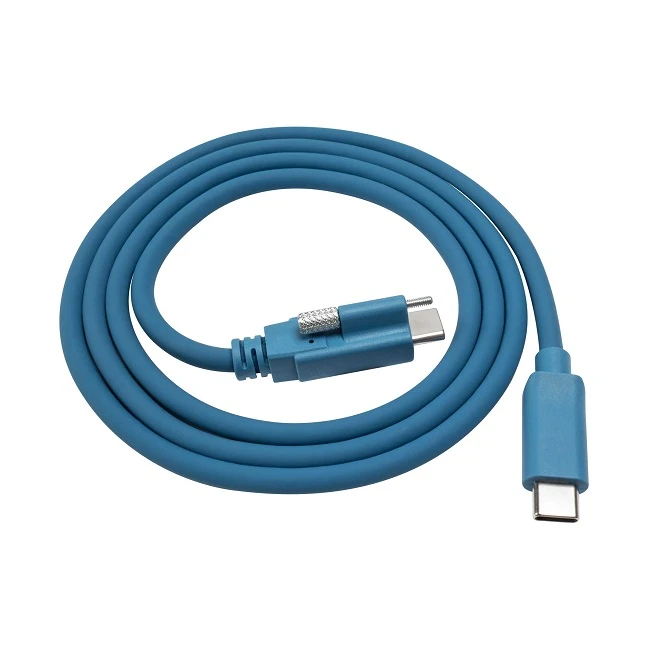 USB 단 하나 나사 자물쇠 유형 C에 C 남성 케이블 10GB 자료 3A 힘