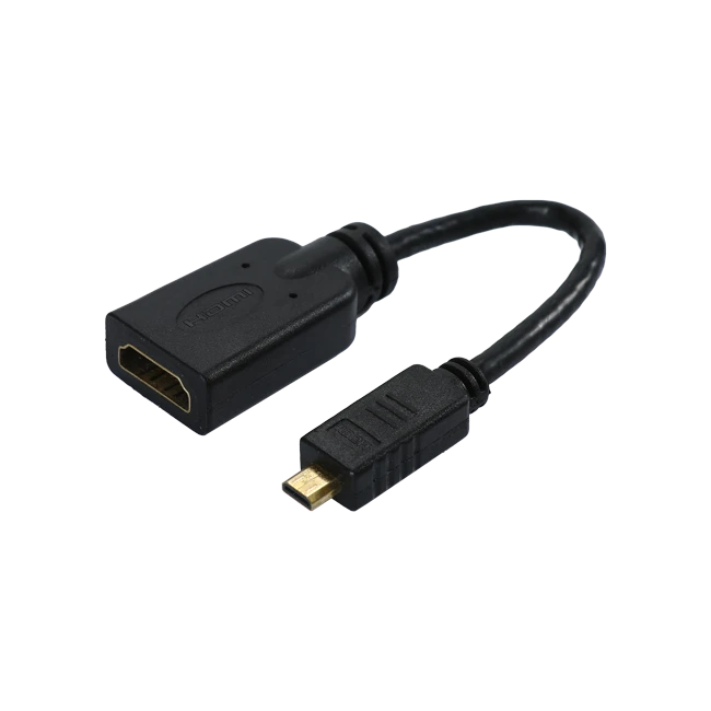 HDMI 여성 어댑터 케이블에 마이크로 HDMI 남성
