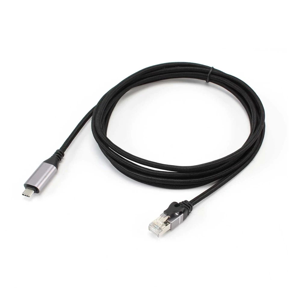 USB-C 3.1에서 RJ45 이더넷 케이블