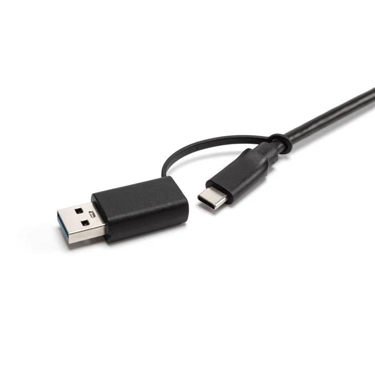 USB C Male To Male With USB A Adapter With IC